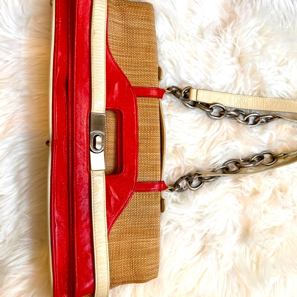 New BCBG MAX AZRIA fold over convertible bag - Picture 8 of 9